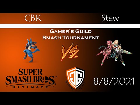 Gamer's Guild Smash Tournament - CBK (Lucario) vs Stew (Pyra/Mythra)