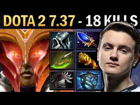 Legion Commander Gameplay Miracle with 18 Kills and Shroud - Dota 7.38