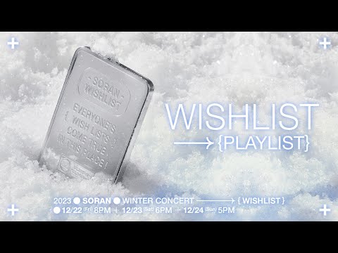 [𝗣𝗟𝗔𝗬𝗟𝗜𝗦𝗧] 소란 겨울 콘서트 예습 필수!  WISHLIST◝✩ Playlist