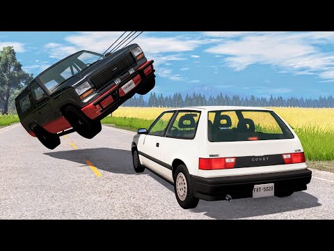 High Speed Traffic Crashes #47 - BeamNG Drive | CrashBoomPunk
