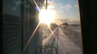 Зимняя поездка на ЧМЭ3 на Вильянди / Wintery trip on CME3 to Viljandi
