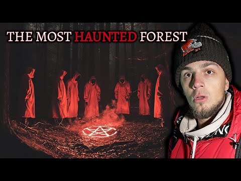 My TERRIFYING Camping Trip in SATANIC Cult Forest - Someone Is At My CAMP! VERY SCARY
