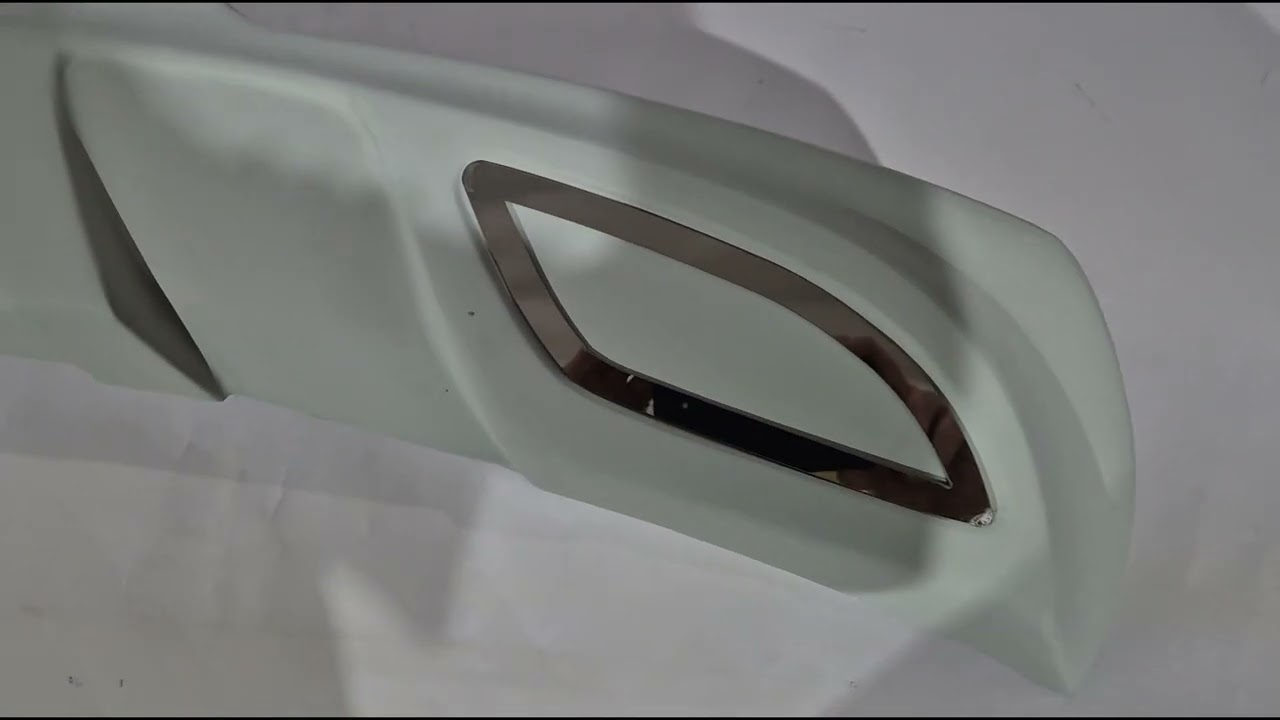 Opel Astra J 2009-2015 гг. Накладка на задний диффузор (грунтованная под покраску) Video 1