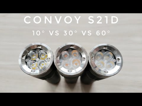 Convoy S21D 10° vs 30° vs 60°