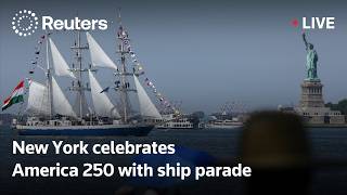 LIVE: New York celebrates America 250 with ship parade