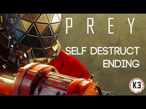 Let's Play! Prey Part 28 Self Destruct Ending (PS4 Pro)