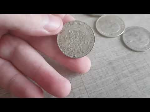 Picked up a batch of Wilhelmina 1 Guldens