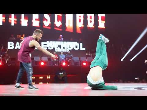 Bboy Gymnast VS Bboy Flex Holik //Battle School HIP HAP Series 2017//