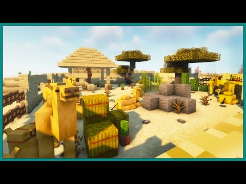🐪 How to Build a Camel Stable/Habitat in Minecraft 1.20!