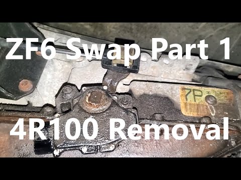 Auto to ZF6 Conversion Part 1 - 4R100 Removal