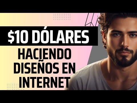 ✅ COMO GANAR HASTA $10  POR DISEÑO GRÁFICO EN INTERNET