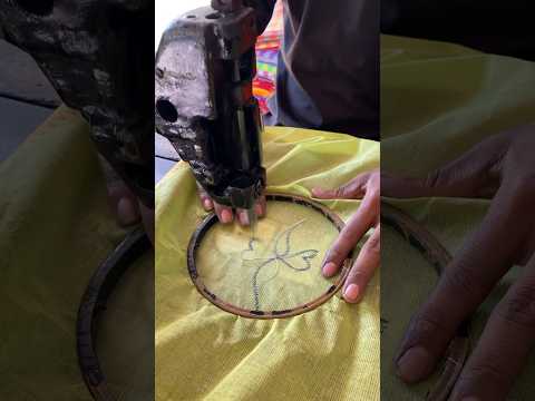 Flower Embroidery Design #shorts #shortsfeed #viral #embroidery #machine #flowers #design #india