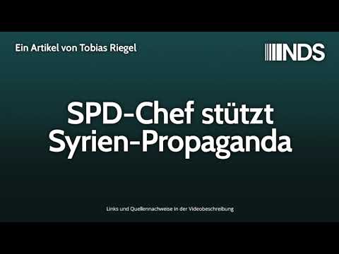 SPD-Chef stützt Syrien-Propaganda | Tobias Riegel | NachDenkSeiten-Podcast