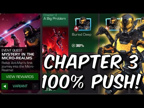 Mystery In The Micro Realm Chapter 3 100% Push - Variant #2 - Marvel Contest of Champions