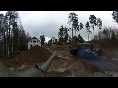 T-34 360 view ZSU-57-2 & BTR-50 at Parola Tank Museum Kevätsawutus / action day 1.5.