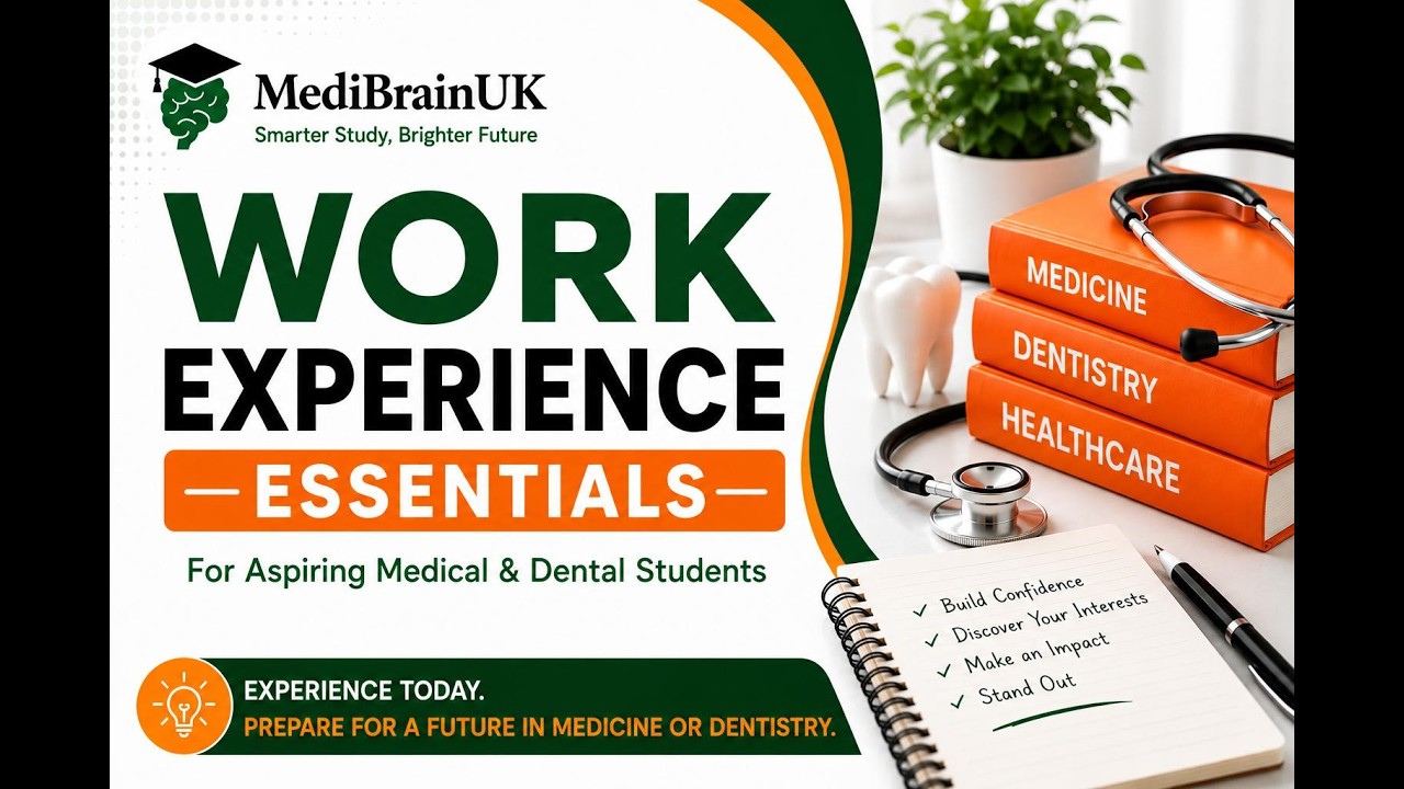 Work Experience Essentials for Aspiring Medical and Dental Students — MediBrain UK Webinar