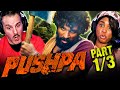 PUSHPA: THE RISE Movie Reaction Part 1/3! | Allu Arjun | Fahadh Faasil | Rashmika Mandanna