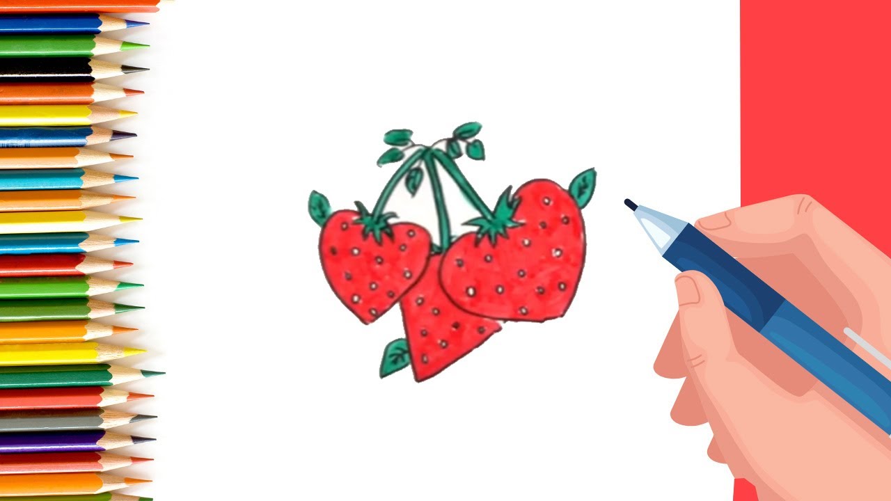 Learn How to Draw and Color Strawberry