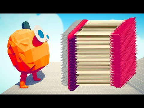 GIANT PUMPKIN vs 5x EVERY GODS - Totally Accurate Battle Simulator TABS