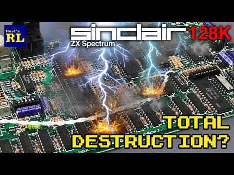 ZX Spectrum 128K "Toastrack" Mega Repair (Part 1)