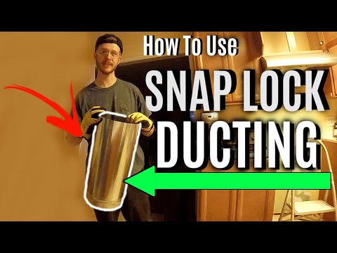 How To Assemble Snap Lock Duct Pipe -Jonny DIY