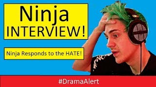 Ninja Reacts to Hate over Banned Fortnite Player! ( INTERVIEW ) #DramaAlert