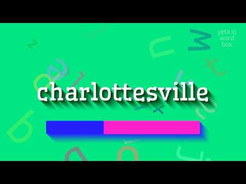 CHARLOTTESVILLE - HOW TO PRONOUNCE IT? #charlottesville