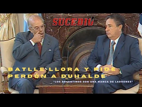 Presidente de Uruguay Batlle llama ladrones a argentinos, pide perdón a Duhalde y se burla de Macri
