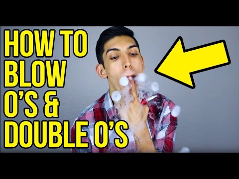 Part of a video titled Vape Tricks: HOW TO BLOW O's/DOUBLE O's - YouTube