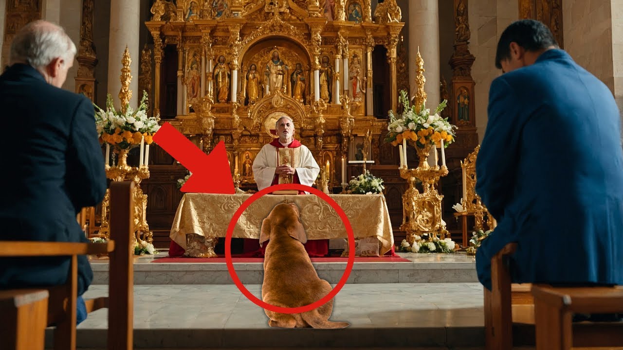 Dog disrupts mass and WON'T LEAVE; Priest FOLLOWS and finds a SHOCKING, TERRIFYING SECRET