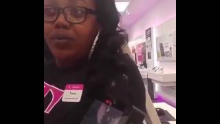 T-Mobile employee gets into it with customer