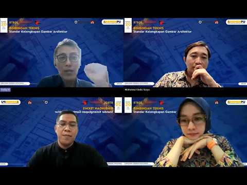 Bimbingan Teknis Standar Kelengkapan Gambar Arsitektur