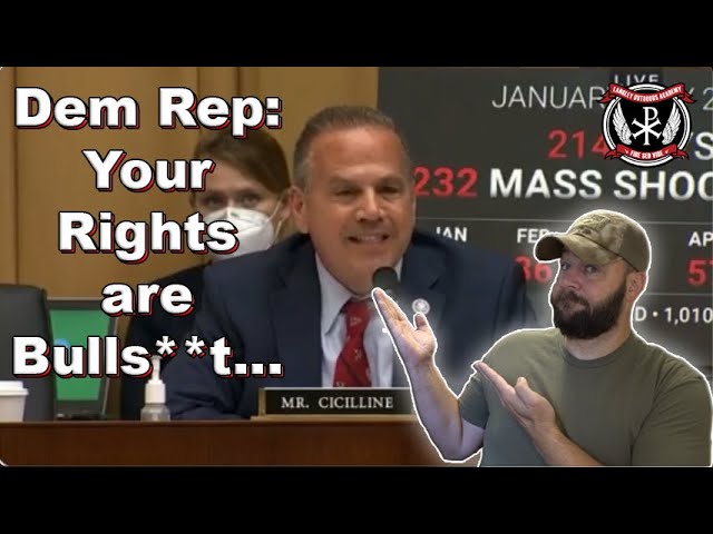 Breaking: Dem Rep, "Spare me the bulls**t about Constitutional Rights"... And the truth comes out...