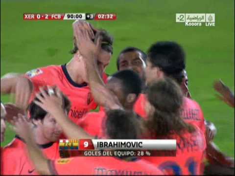 Barcelona 2 V.s Xerez 0