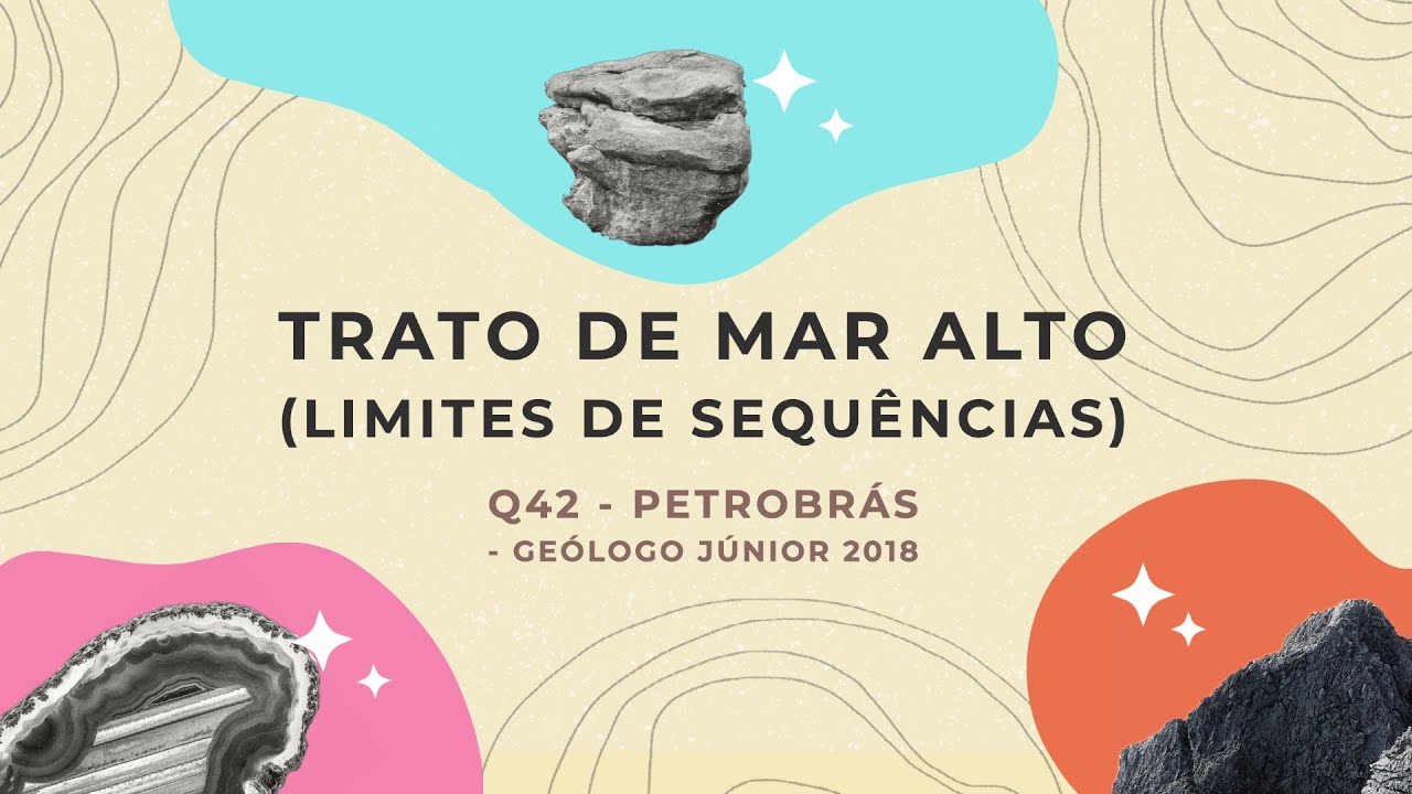 Sequências, diagrama cronoestratigráfico (Wheeler) - Concurso Petrobrás - Geólogo Júnior 2018 – Q42