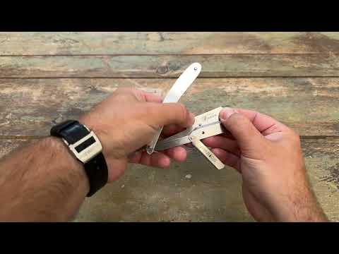 Changing the blade in the Proshave Straight Razor for replaceable blades, S3, Steel