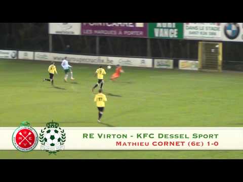 Mathieu CORNET (1-0, 6e) - RE Virton vs KFC Dessel Sport