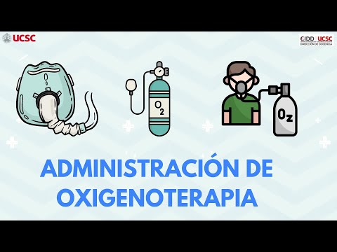 Preparación de una oxigenoterapia.