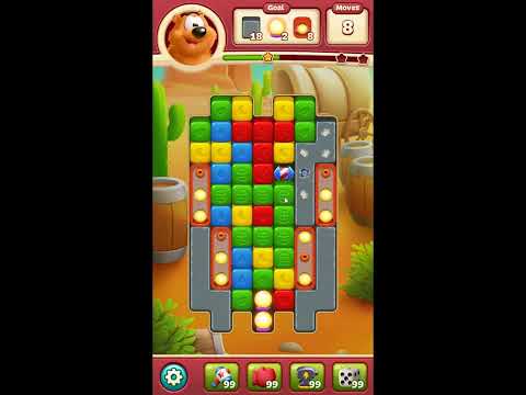 Toon Blast Level 8125 - NO BOOSTERS 🐻🐺🐱 | SKILLGAMING ✔️