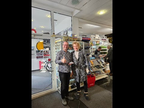 The day Rod Stewart visited Bertram's model railway.....