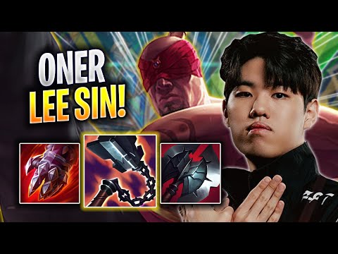 ONER IS A BEAST WITH LEE SIN! - T1 Oner Plays Lee Sin JUNGLE vs Kha'zix! | Season 2023