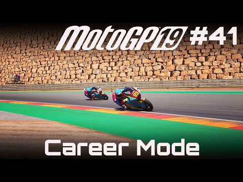 Strijd tussen teamgenoten | MotoGP 19 - Career Mode Deel 41: Alcañiz Moto2