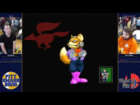 Cactuar (Fox) vs Fat Goku (Fox) - Winners Top 64 - Fight Pitt 9