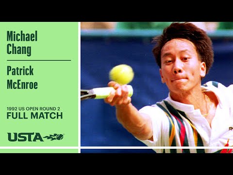 Michael Chang vs. Patrick McEnroe Full Match | 1992 US Open Round 2