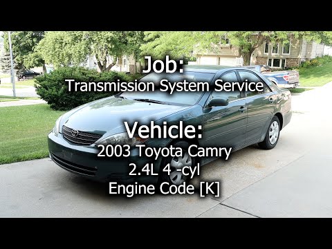 2003 Toyota Camry - Transmission System Service - Complete Flush, Fluid and Filter Replacement