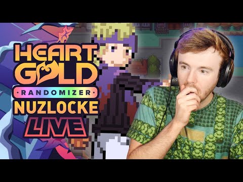 CAN WE BEAT THIS? • Pokemon Heart Gold Randomizer Nuzlocke • LIVE!