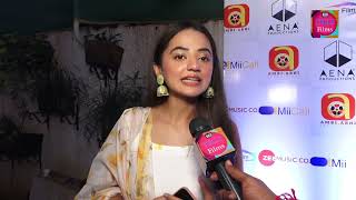 Helly Shah Reached Saroj Ka Rishta Launch Talks About The Movie & Her Upcoming Projects video