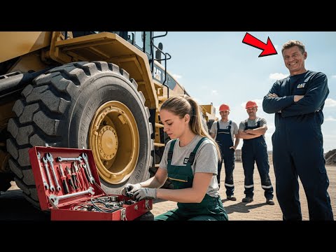 „Ovaj utovarivač je mrtav!”, rekao stariji mehaničar… dok mehaničarka nije pokazala istinu