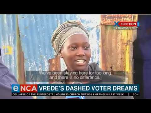 Vrede's dashed voter dreams