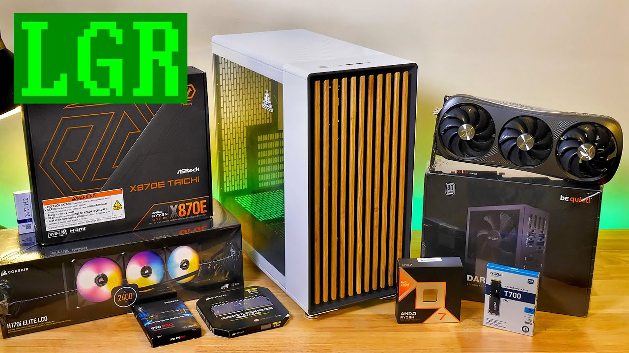 Building a New LGR Gaming PC! Ryzen 9800X3D
